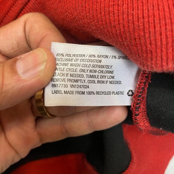 Hunter for Target Hoodie Men's L Red Long Sleeve Fleece Sweatshirt Pullover - Picture 8 of 12